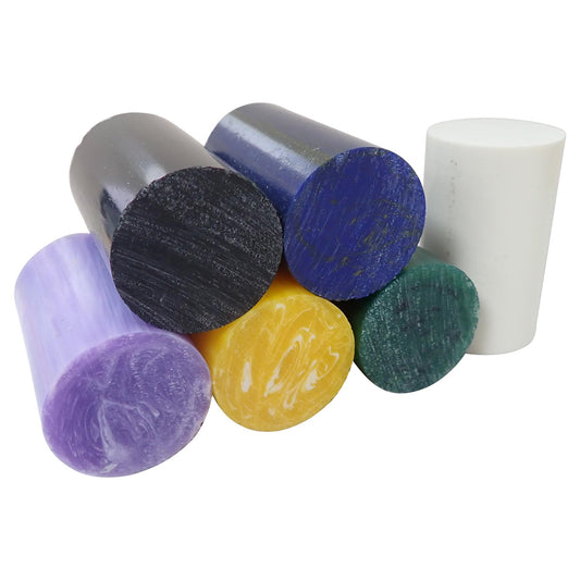 [Turners' Mill] Mixed Polyester Turning Blanks - 63.5x39x39mm, Set of 6