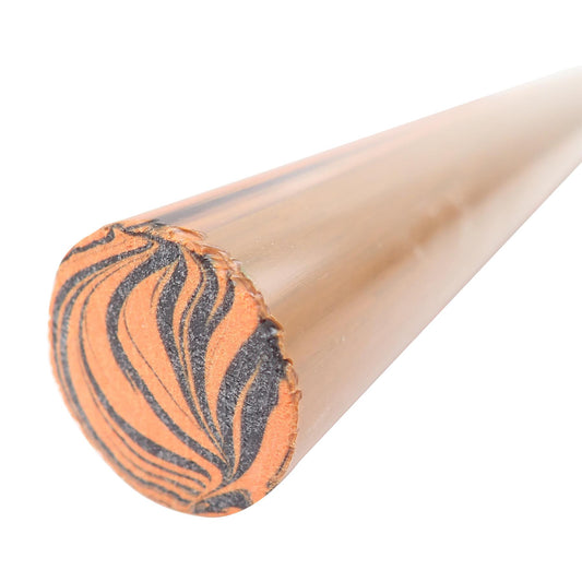 [Turners' Mill] Orange Tiger Polyester Turning Blank - 63.5x50x50mm