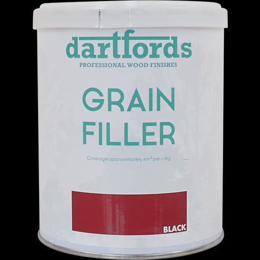 dartfords Black Thixotropic Grain Filler 1.5Kg Tin