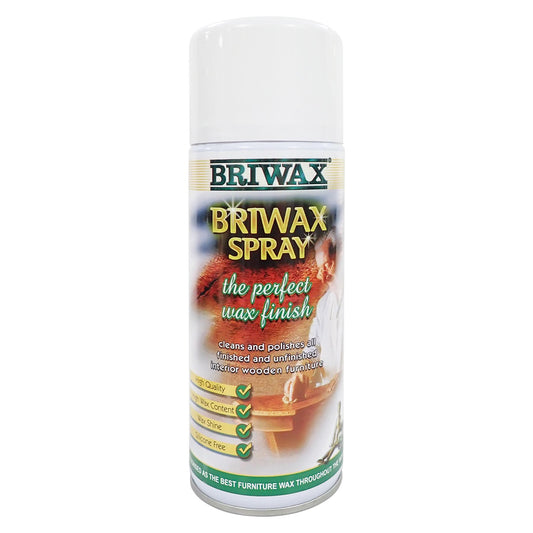 Briwax Clear Spray Wax Polish 400ml