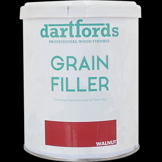 dartfords Walnut Thixotropic Grain Filler 1.5Kg Tin