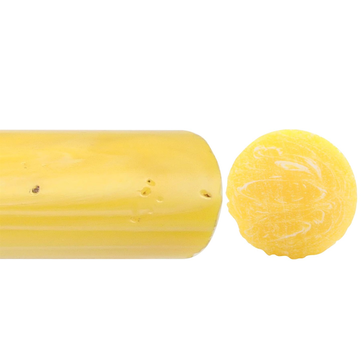 [Turners' Mill] Lemon Yellow Polyester Turning Blank - 63.5x39x39mm