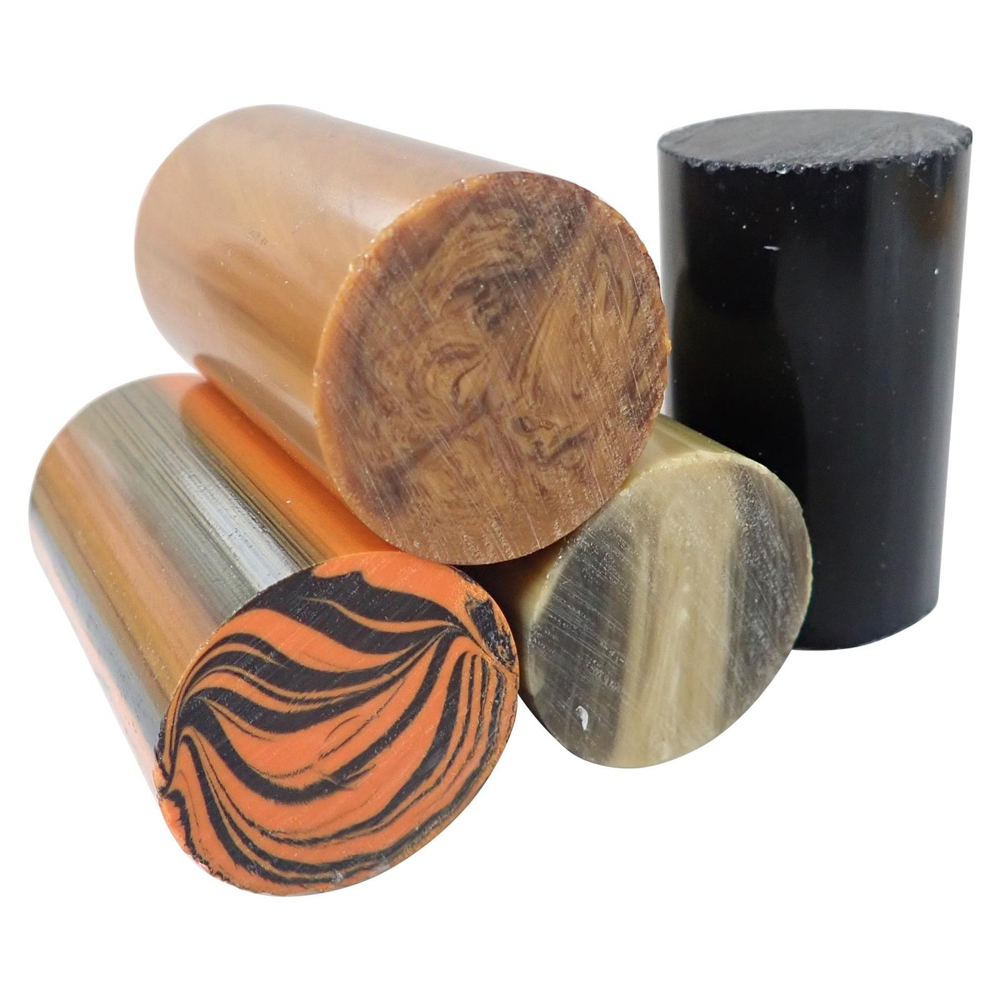 [Turners' Mill] Mixed Polyester Turning Blanks - 63.5x39x39mm, Set of 4