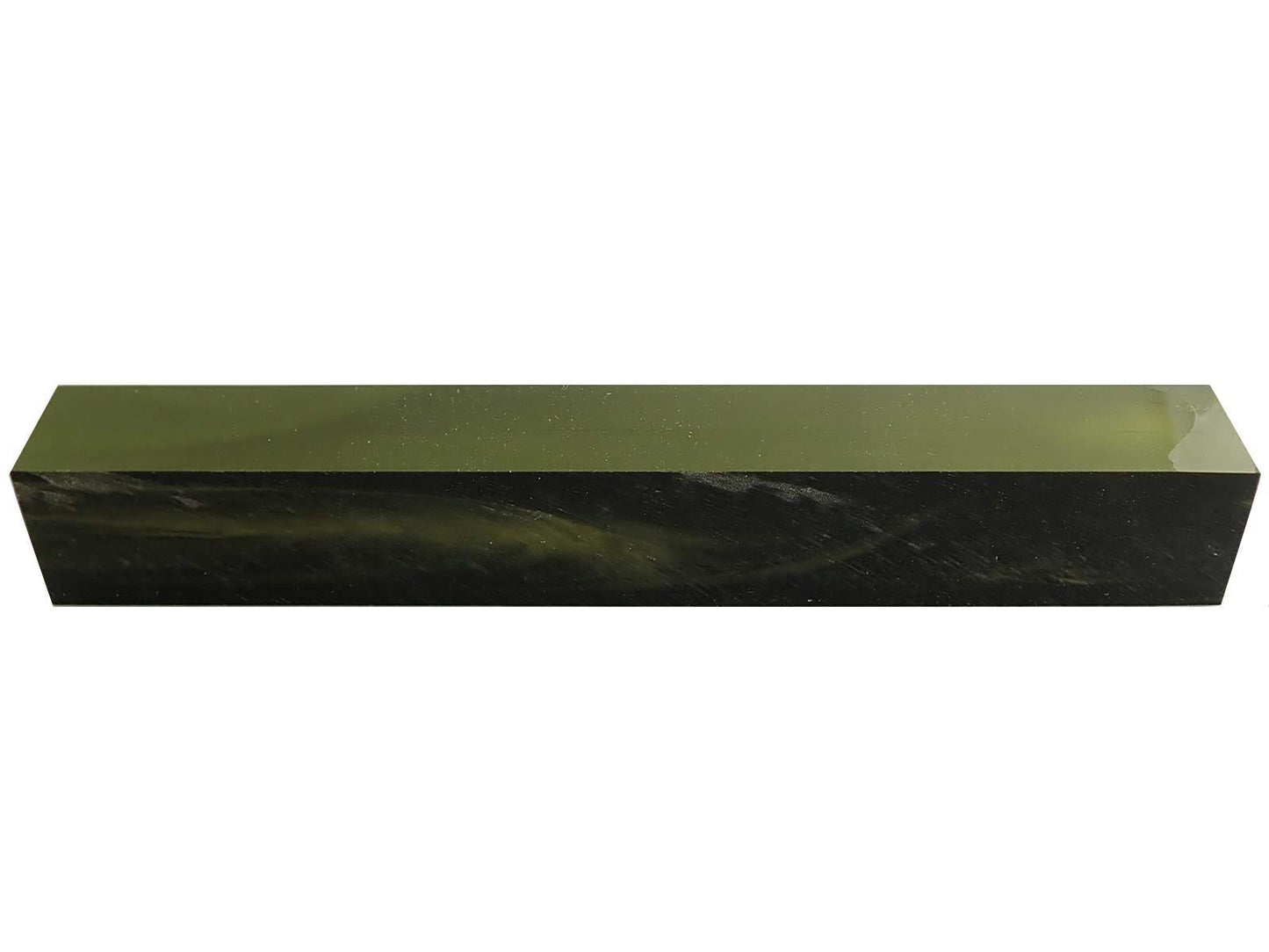 Turners' Mill Venom Green Pearl Kirinite Acrylic Pen Blank - 150x20x20mm (5.9x0.79x0.79"), 6x3/4x3/4"