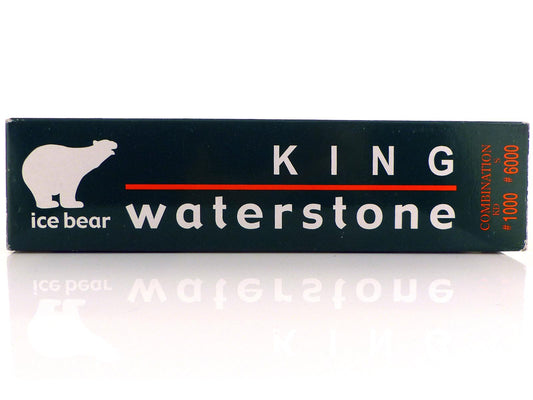 Ice Bear 300/IBK-80S Japanese Combination Waterstone - 200x50x25mm (7.9x1.97x0.98"), 1000/6000