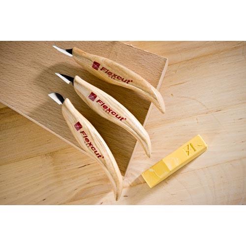 Flexcut KN400 3-Piece Detail Knife Set