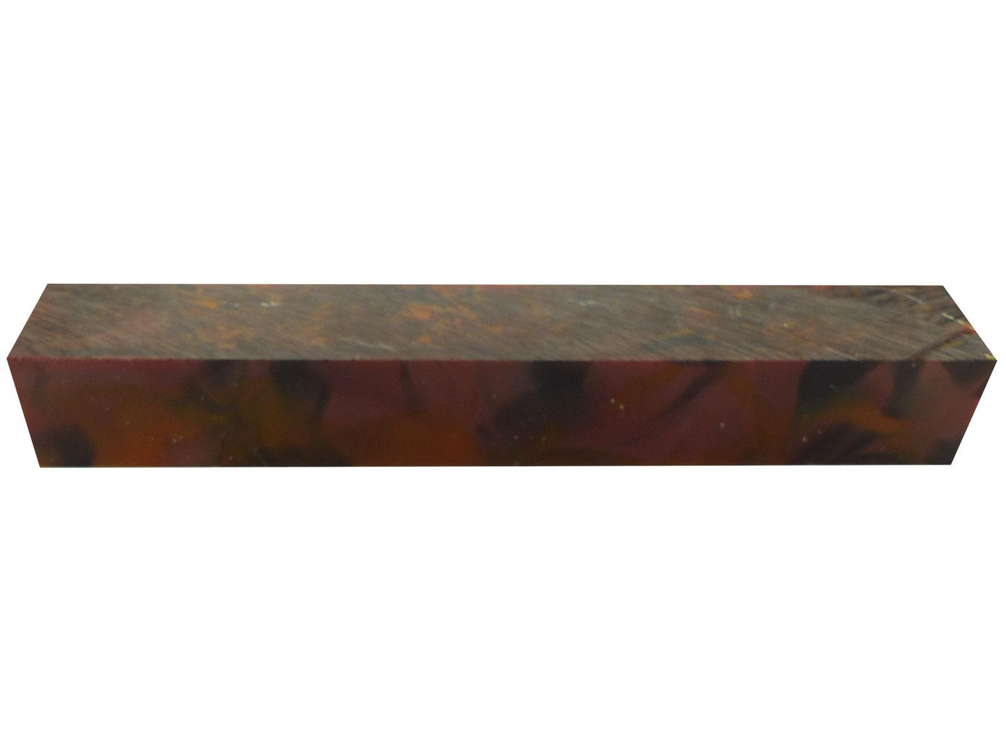Turners' Mill Dark Red California Kirinite Acrylic Pen Blank - 150x20x20mm (5.9x0.79x0.79"), 6x3/4x3/4"