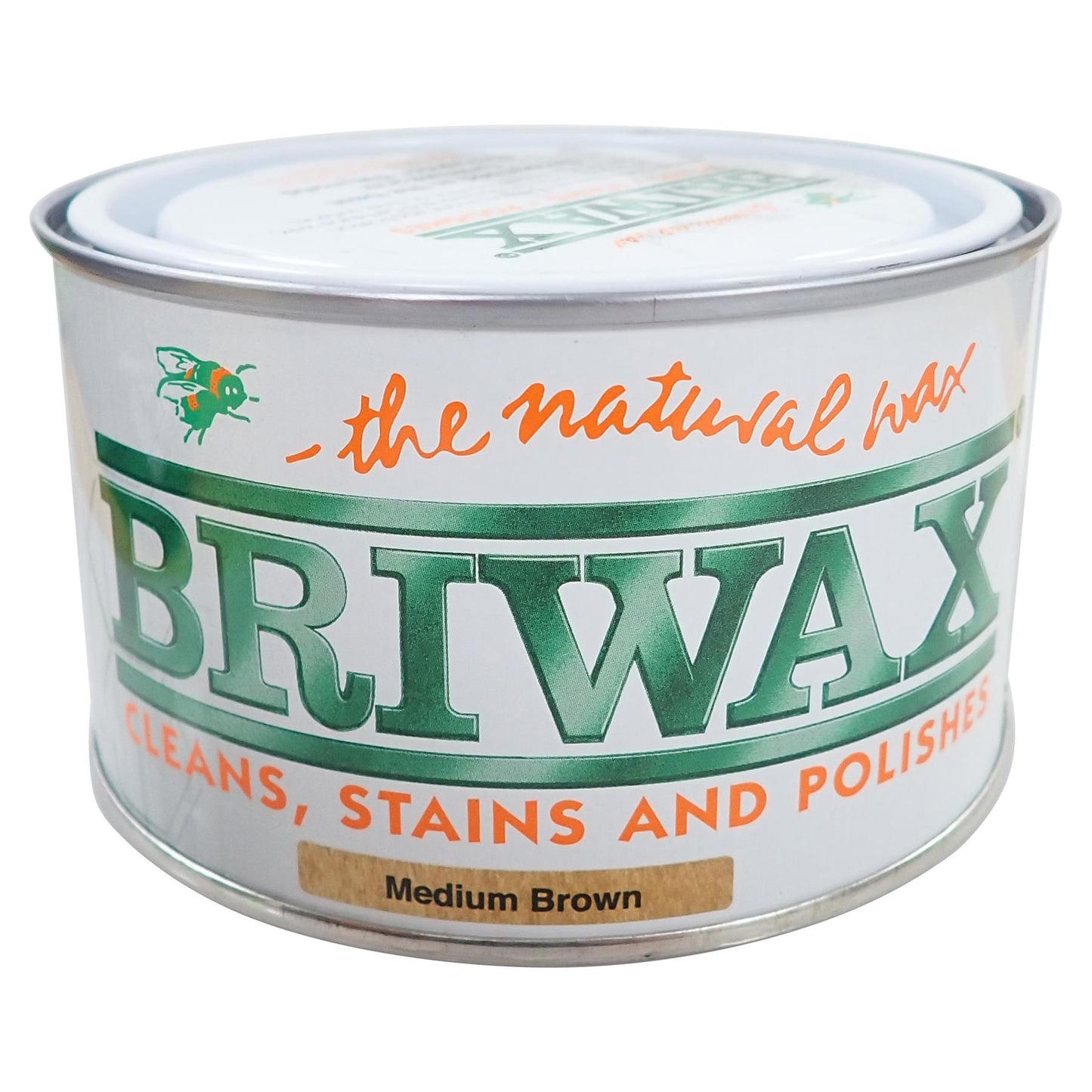 Briwax Original Medium Brown Wax Polish 400g