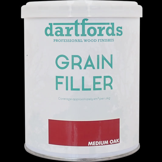 dartfords Medium Oak Thixotropic Grain Filler 1.5Kg Tin