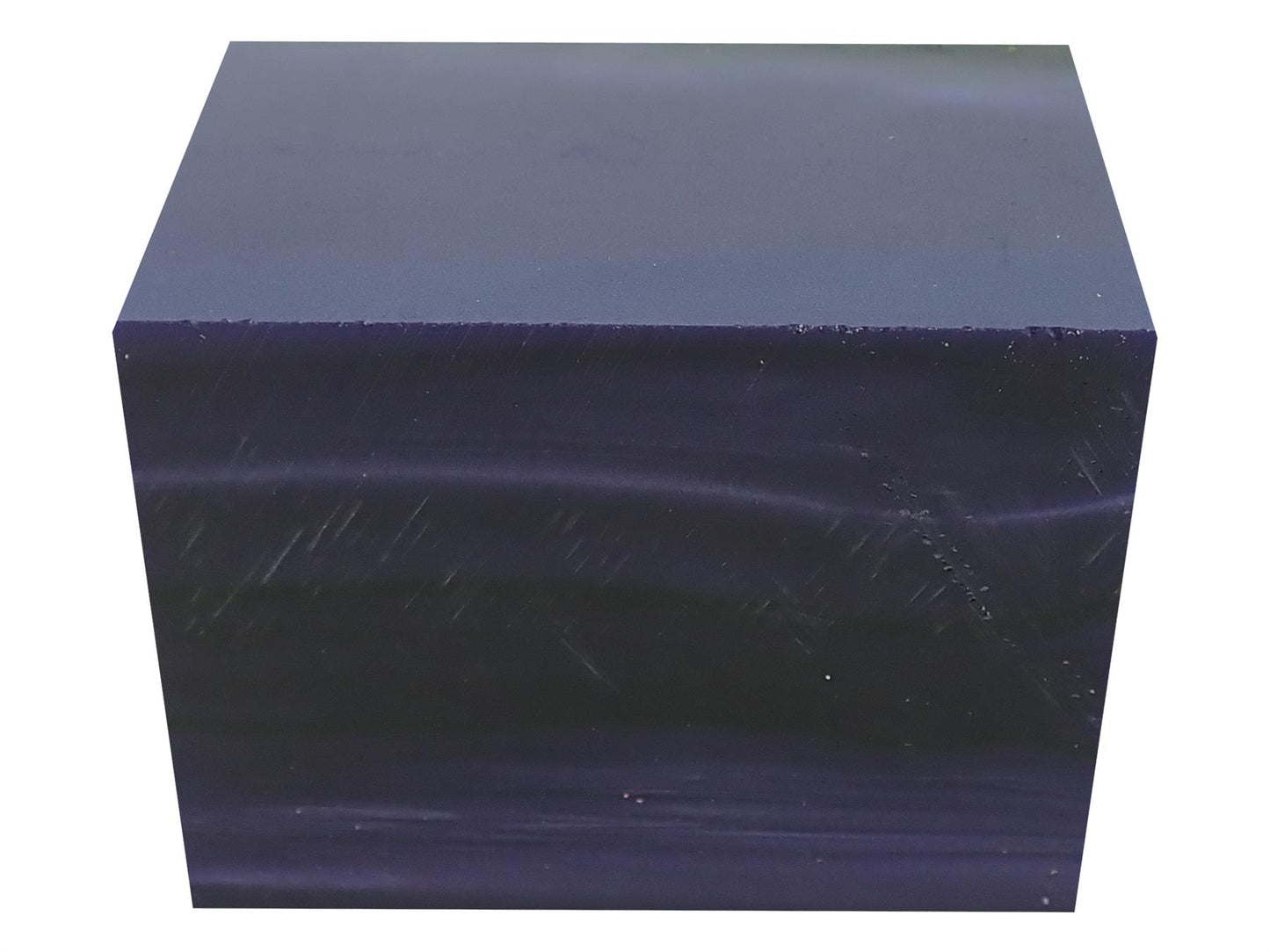 Turners' Mill Purple Haze Abstract Kirinite Acrylic Block - 64x42x42mm (2.5x1.65x1.65")