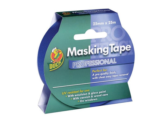 Duck Professional Masking Tape - 25m x 25mm (82'x0.98")