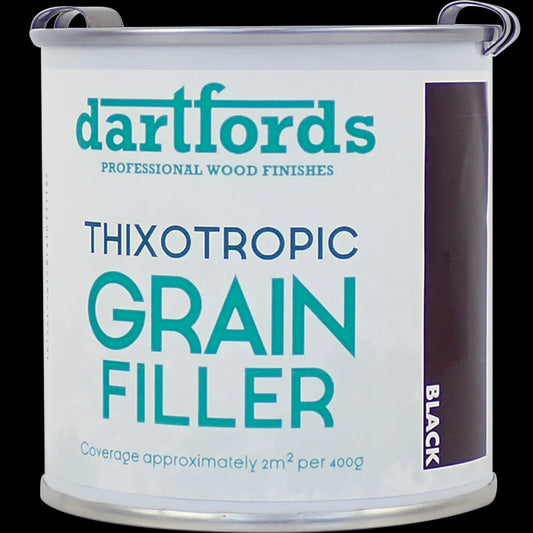dartfords Black Thixotropic Grain Filler - 400g Tin