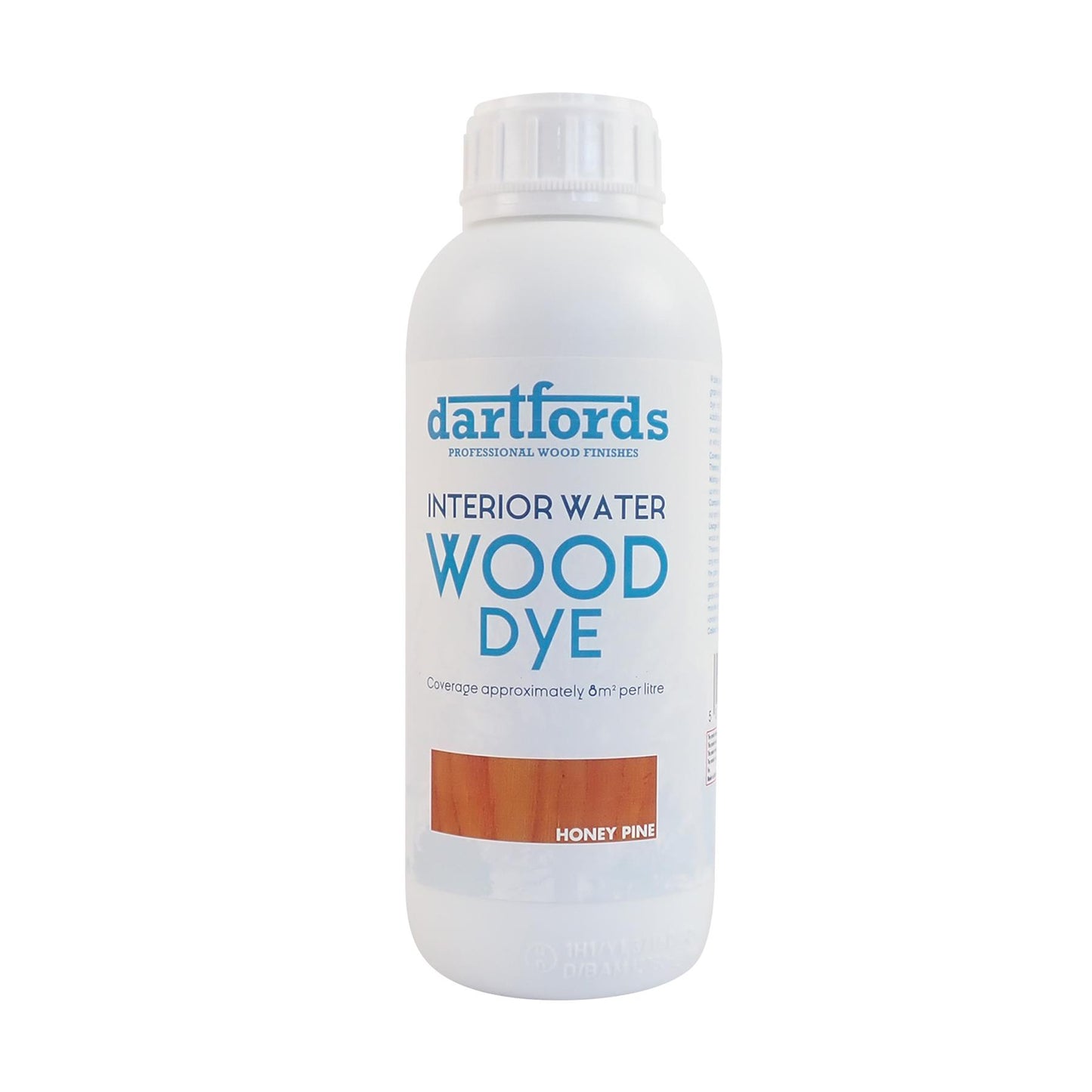 dartfords Honey Pine Interior Water Based Wood Dye - 1 litre Tin