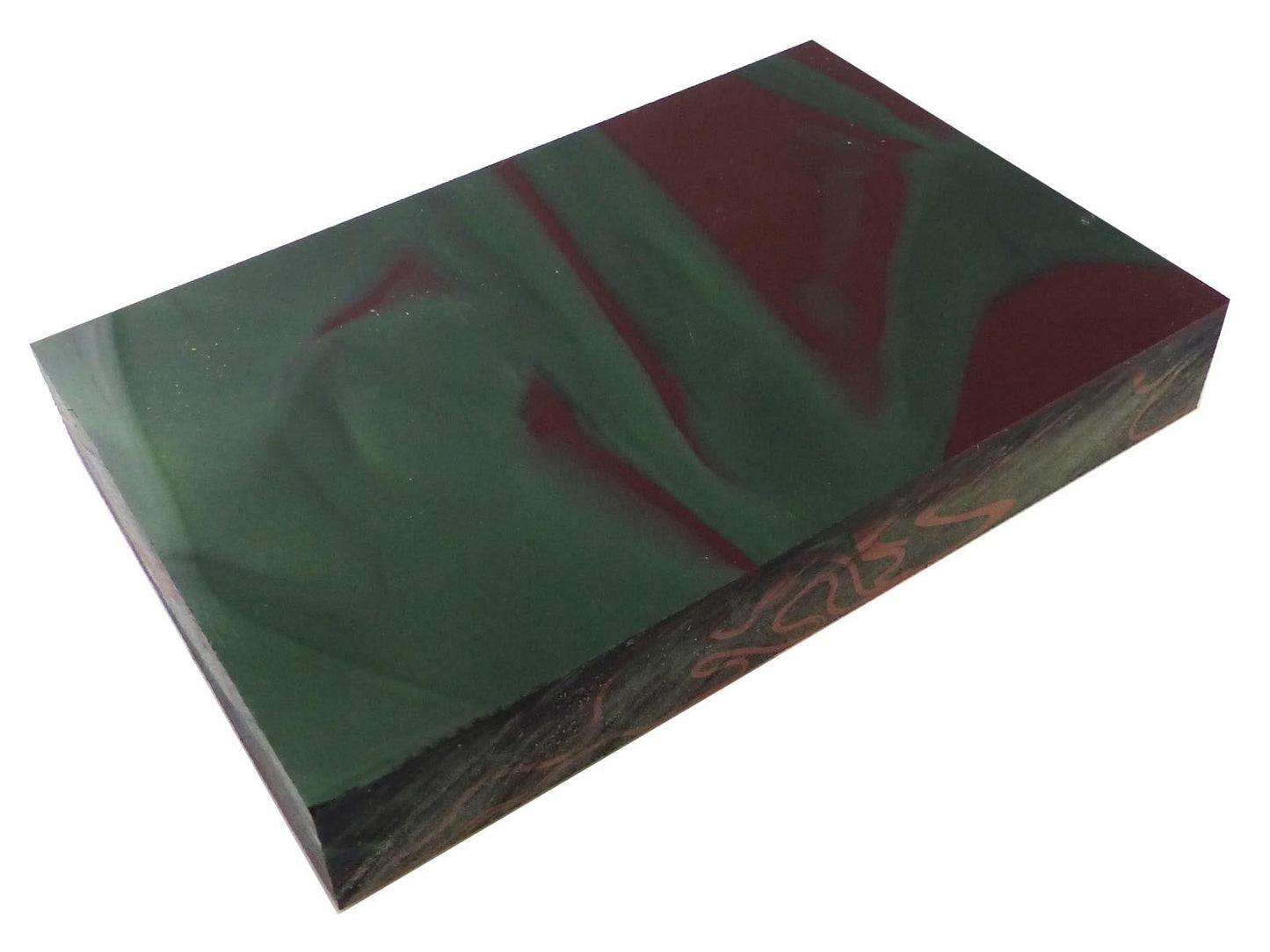 Turners' Mill Jungle Camo Kirinite Acrylic Block - 150x100x20mm (5.9x3.94x0.79"), 6x4x3/4"