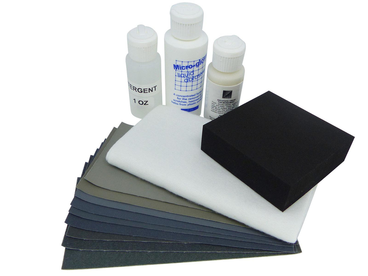 Micro-Mesh NC-78-1 Surface Restoral Polishing Kit For Plastic, Wood & Paint