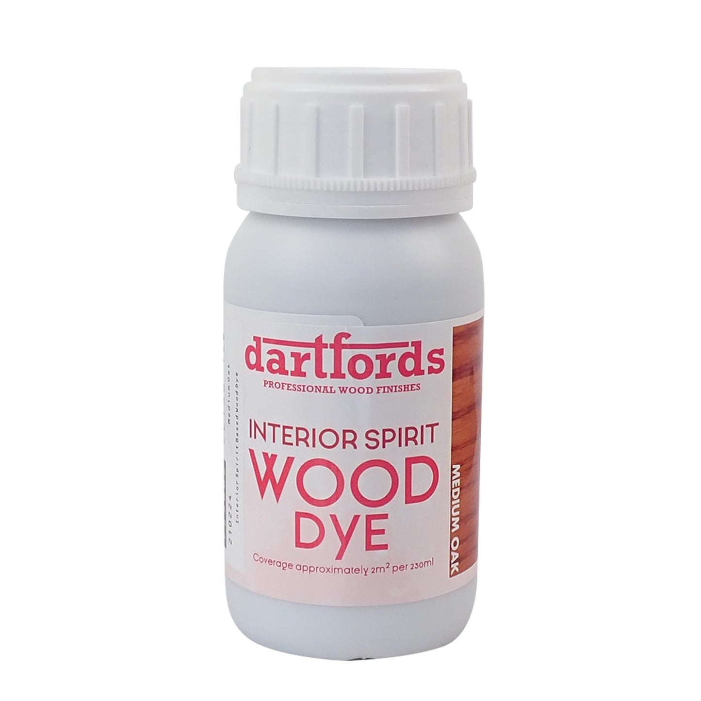 dartfords Medium Oak Interior Spirit Based Wood Dye - 230ml Tin