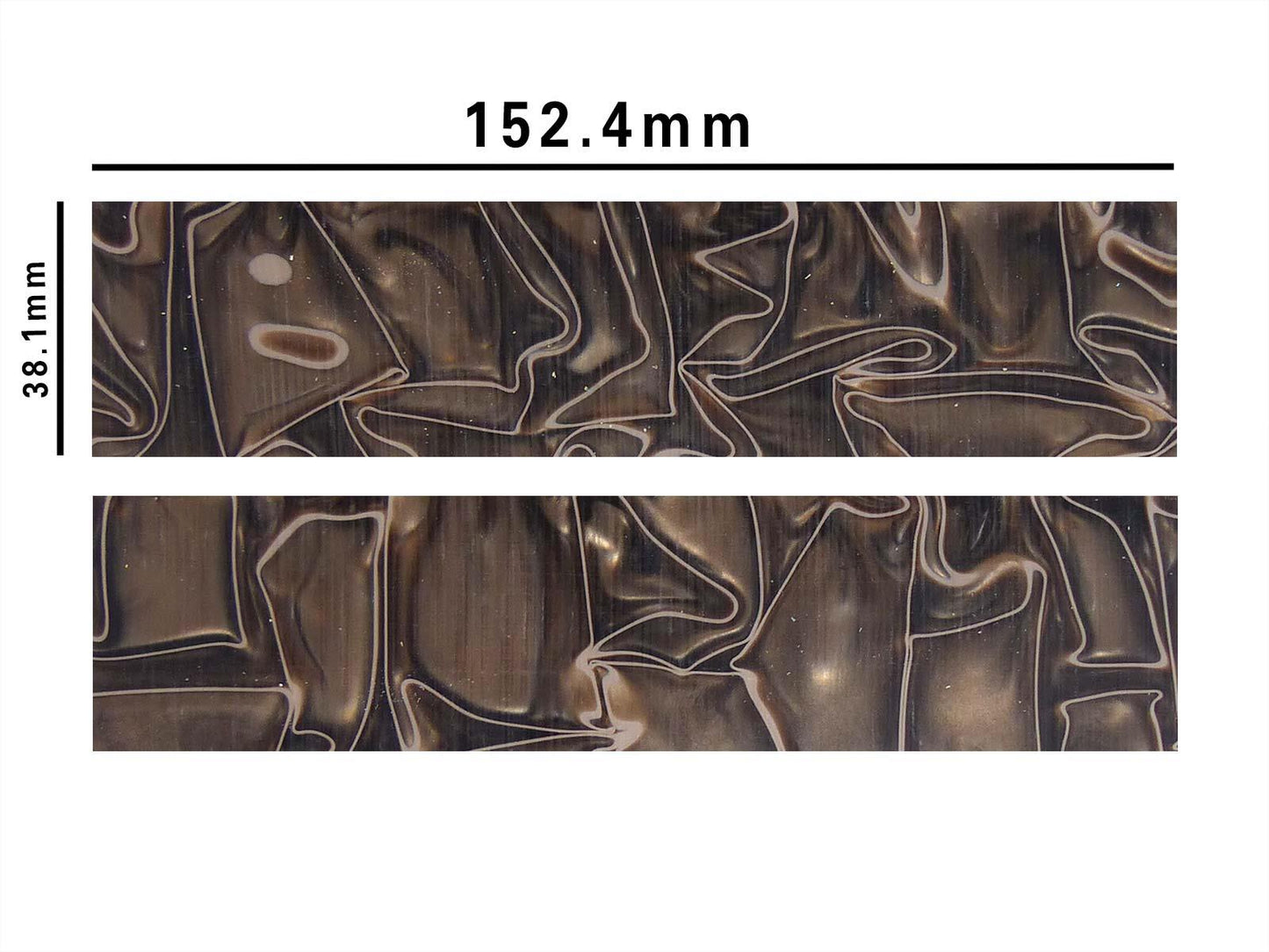Turners' Mill Desert Camo Kirinite Acrylic Knife Scales (Pair) - 152.4x38.1x3.175mm (6x1.5x0.13")