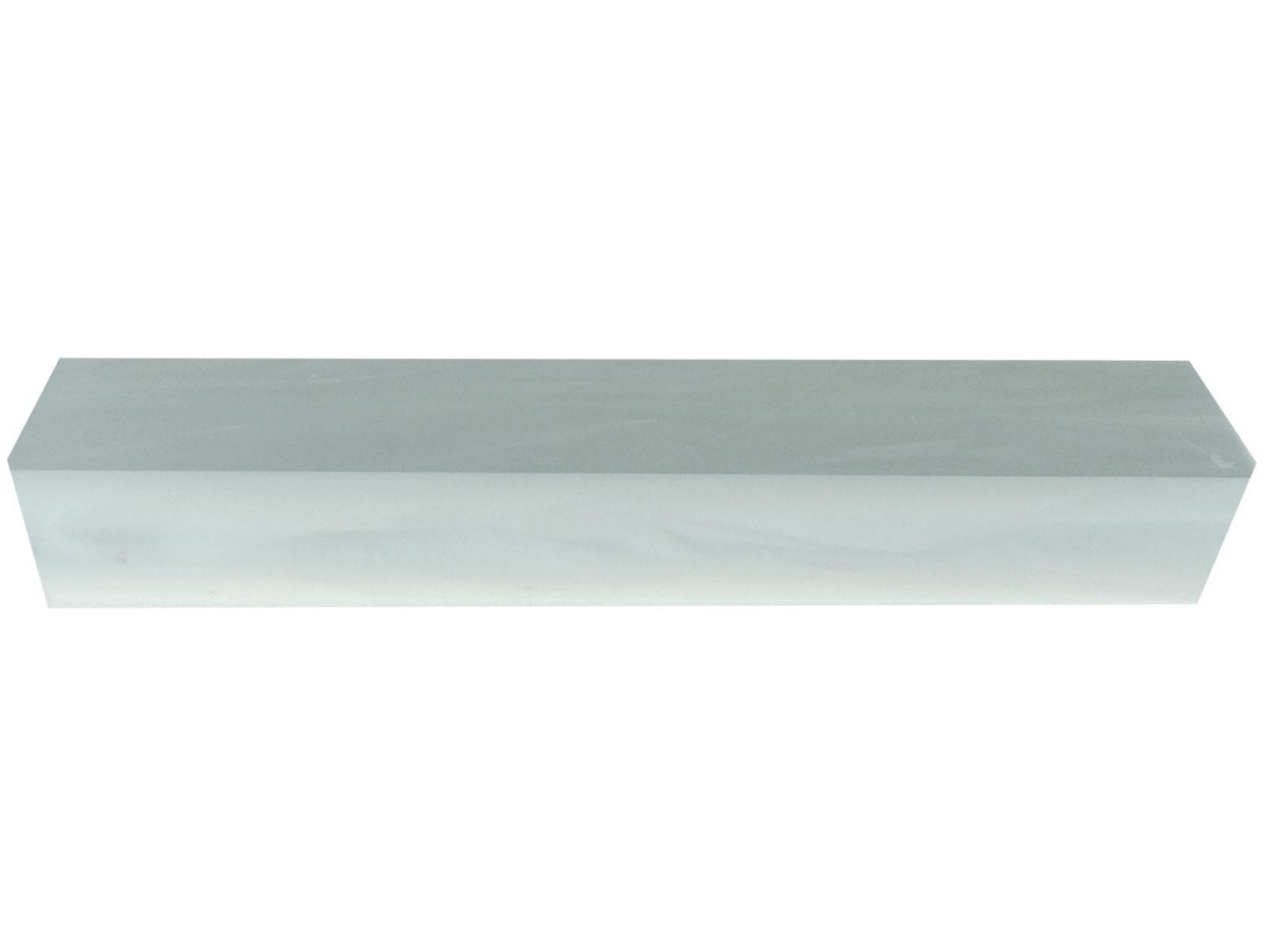 Turners' Mill White Pearl Kirinite Acrylic Pen Blank - 150x20x20mm (5.9x0.79x0.79"), 6x3/4x3/4"