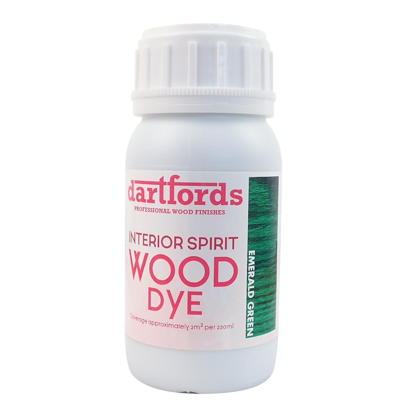 dartfords Emerald Green Interior Spirit Based Wood Dye - 230ml Tin