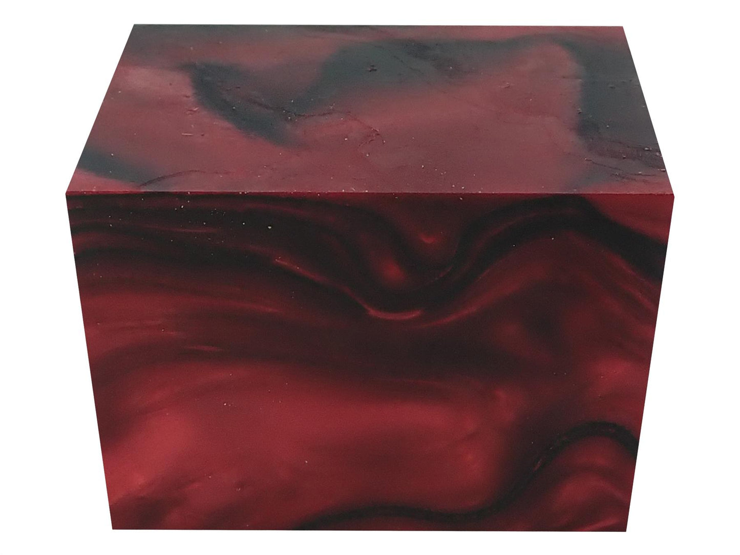 Turners' Mill True Blood Abstract Kirinite Acrylic Block - 64x42x42mm (2.5x1.65x1.65")