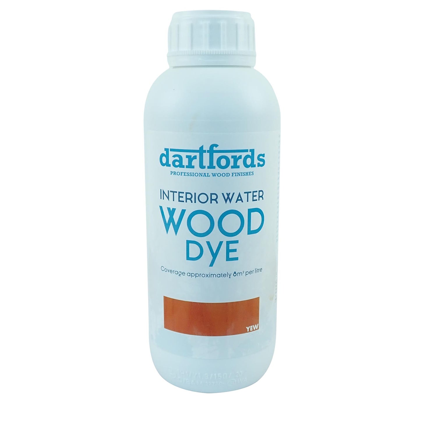 dartfords Yew Interior Water Based Wood Dye - 1 litre Tin