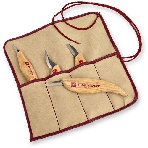 Flexcut 4-Piece Carving Knife Set