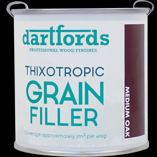 dartfords Medium Oak Thixotropic Grain Filler - 400g Tin