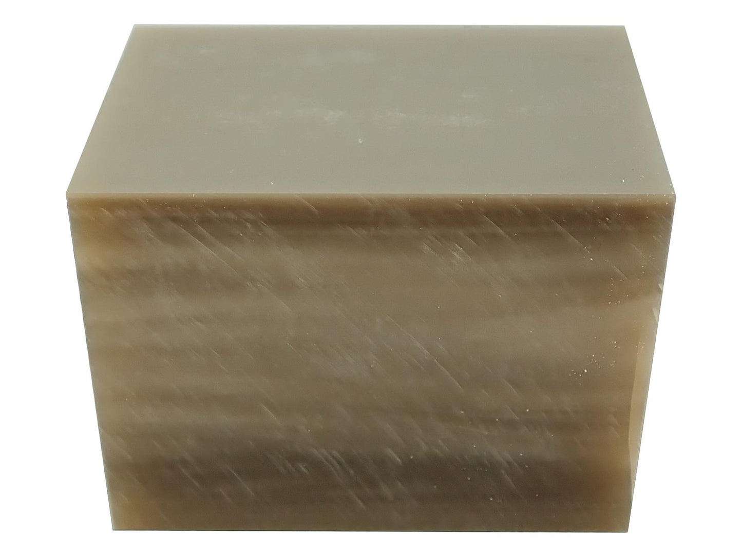 Turners' Mill Hot Tan Pearl Kirinite Acrylic Block - 64x42x42mm (2.5x1.65x1.65")