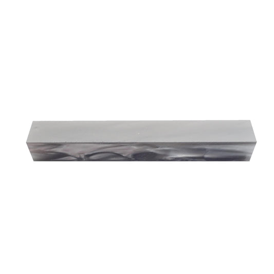 Turners' Mill Silver Pearl Kirinite Acrylic Pen Blank - 150x20x20mm (6x3/4x3/4")