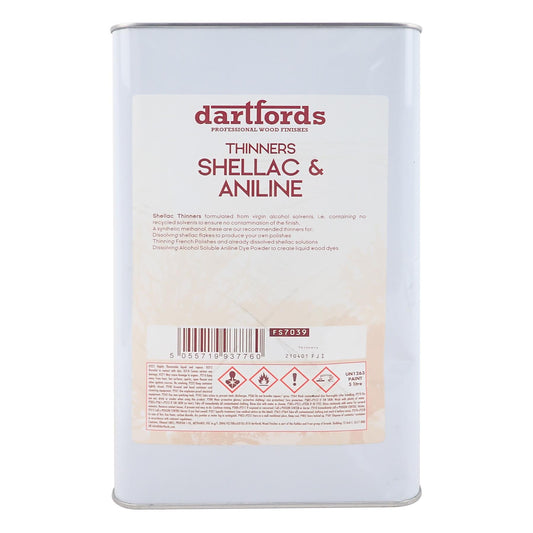 dartfords Shellac and Aniline Thinners - 5 litre Jerrycan