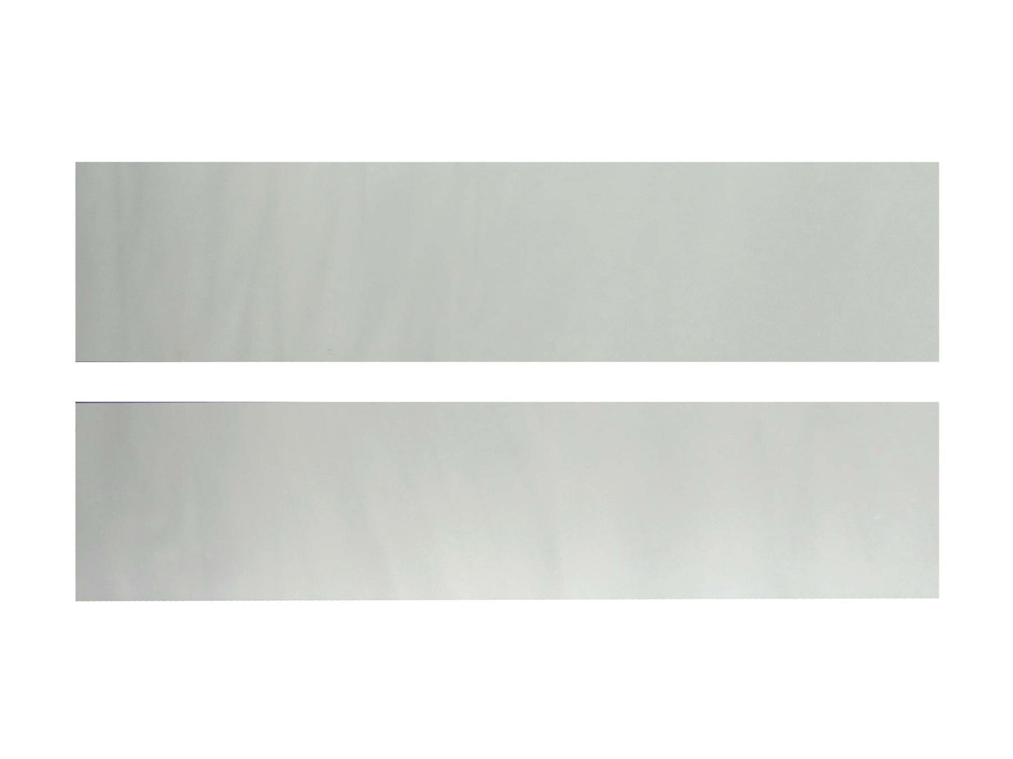 Turners' Mill White Pearl Kirinite Acrylic Knife Scales (Pair) - 152.4x38.1x6.35mm (6x1.5x0.25")
