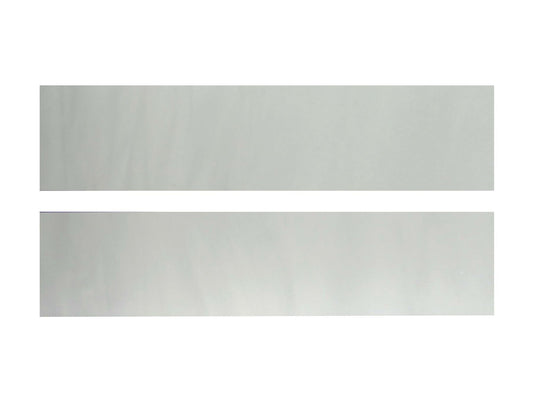 Turners' Mill White Pearl Kirinite Acrylic Knife Scales (Pair) - 152.4x38.1x6.35mm (6x1.5x0.25")