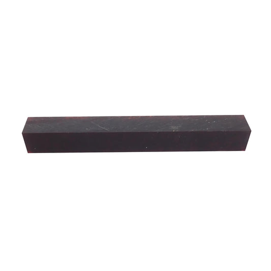 Turners' Mill Scarlet Combed Pearloid Cellulose Acetate Pen Blank - 150x20x20mm (6x3/4x3/4")