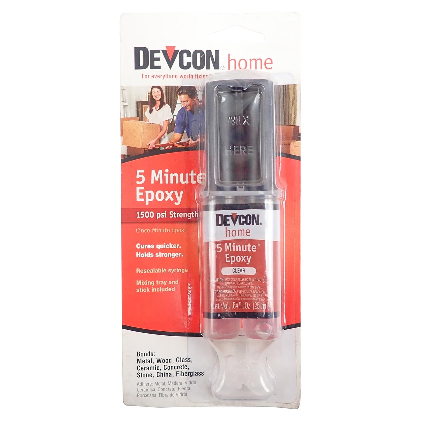 Devcon 5 Minute 2-Part Epoxy Adhesive - 25ml