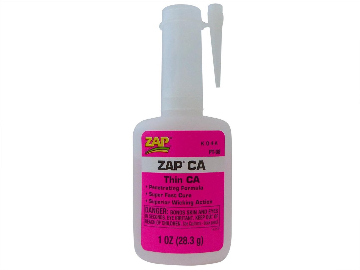 Zap PT08 Super Thin Ca Superglue - 28g Bottle, 1Oz
