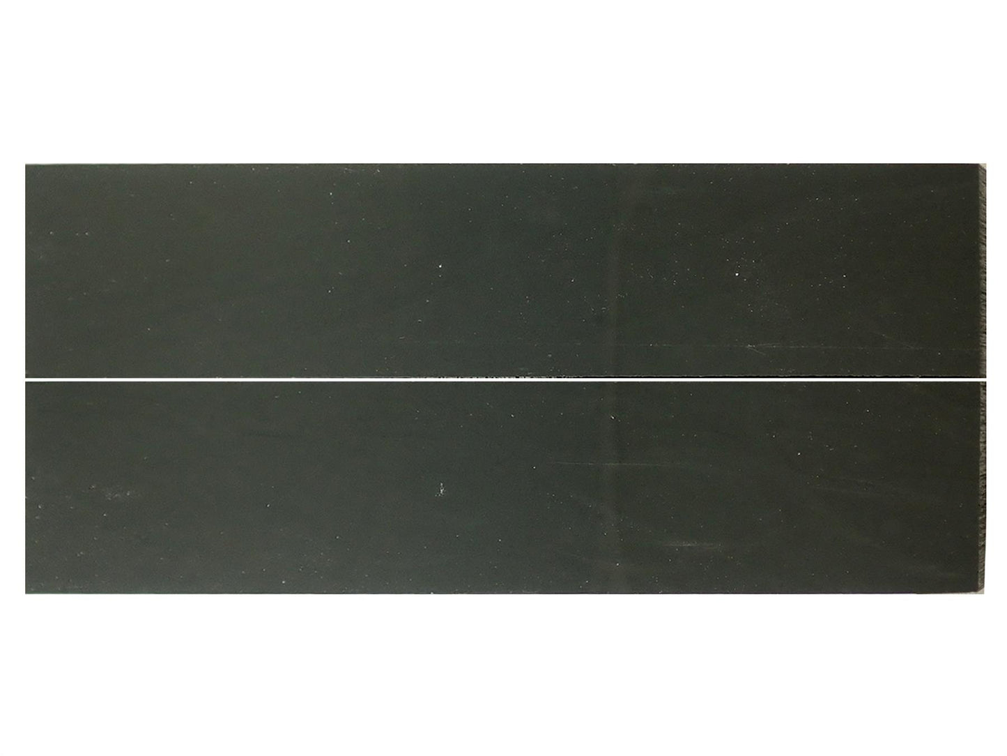 Turners' Mill Black Pearl Kirinite Acrylic Knife Scales (Pair) - 152.4x38.1x6.35mm (6x1.5x0.25")