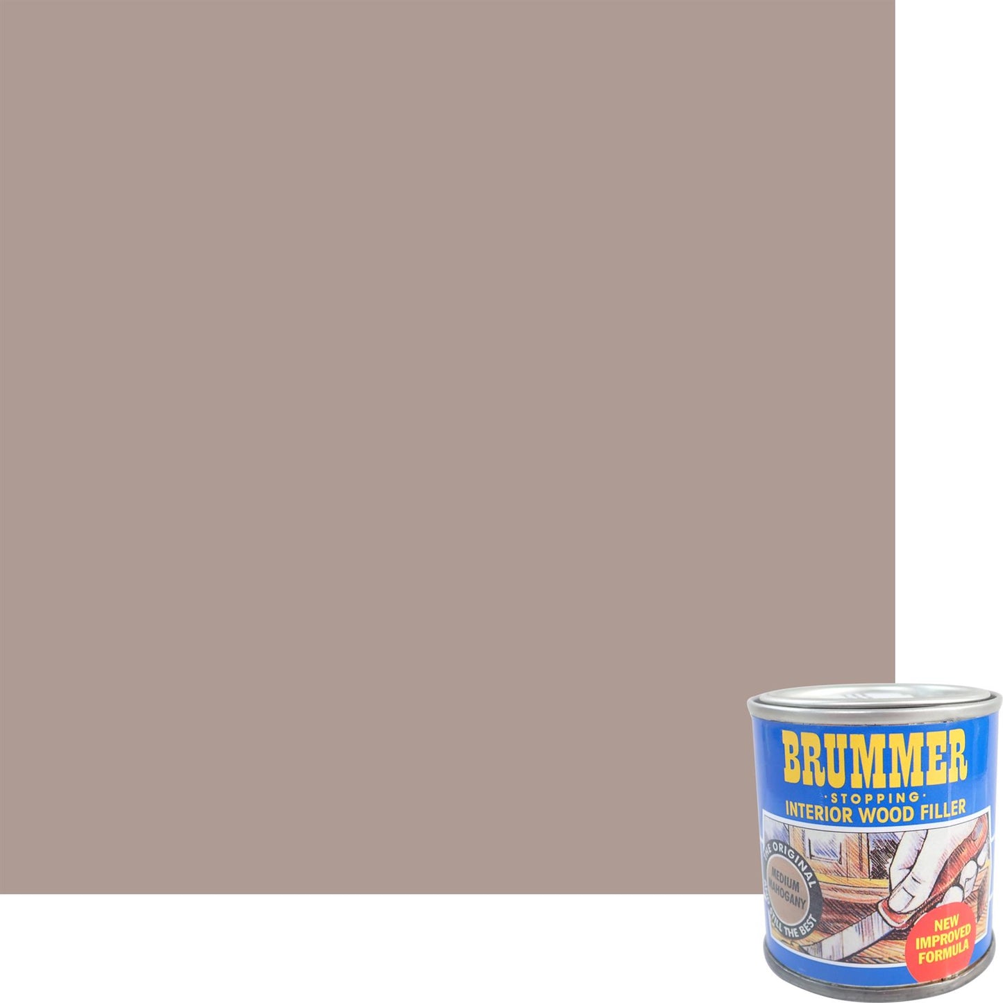 Brummer Medium Mahogany Interior Wood Filler 250g