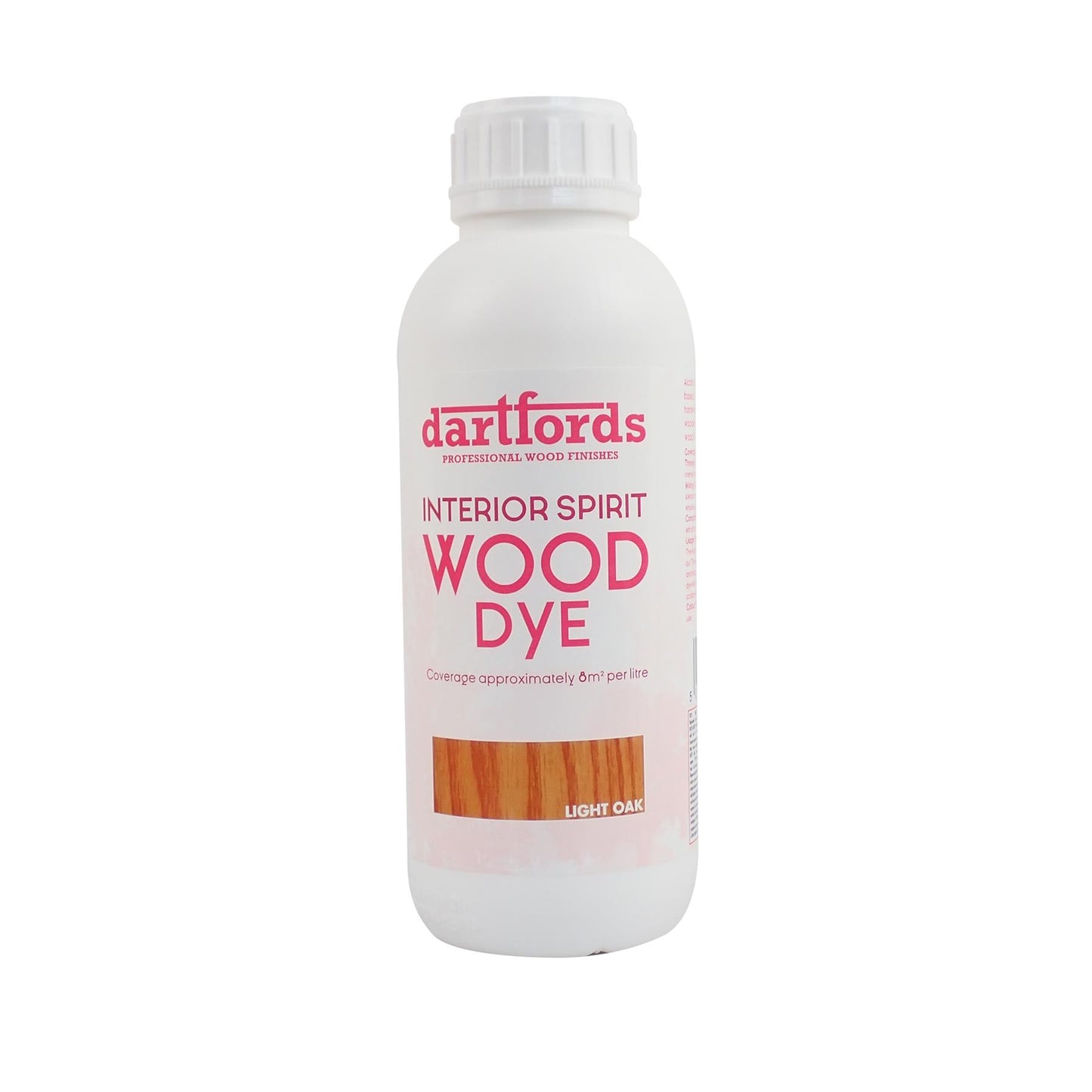 dartfords Light Brown Interior Spirit Based Wood Dye - 1 litre Tin
