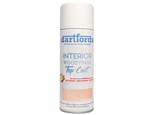 dartfords Matt Clear Interior Wood Finish - 400ml Aerosol