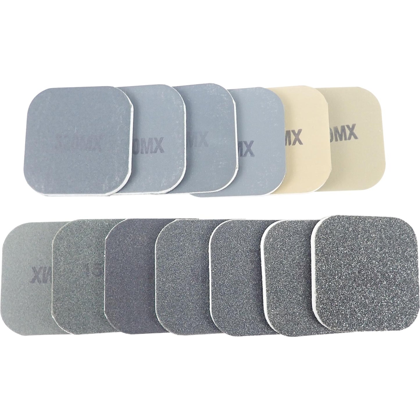 Micro-Mesh Soft Touch Metal Polishing Pads - 50.8x50.8mm (2x2"), Set of 13