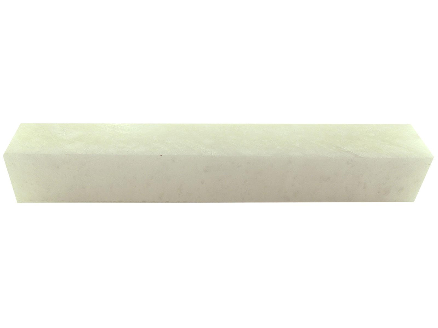 Turners' Mill Wedding White Ice Pearl Kirinite Acrylic Pen Blank - 150x20x20mm (5.9x0.79x0.79"), 6x3/4x3/4"