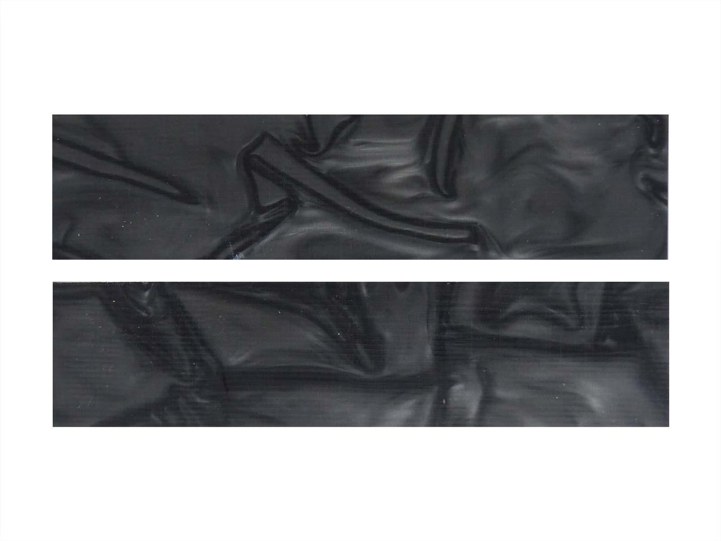 Turners' Mill Carbon Abstract Kirinite Acrylic Knife Scales (Pair) - 152.4x38.1x6.35mm (6x1.5x0.25")