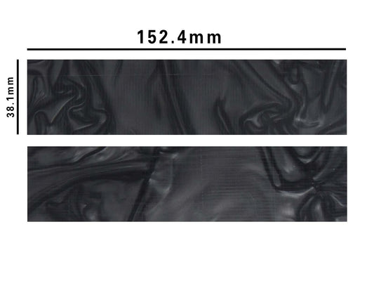 Turners' Mill Carbon Abstract Kirinite Acrylic Knife Scales (Pair) - 152.4x38.1x3.175mm (6x1.5x0.13")