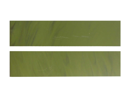 Turners' Mill Venom Green Pearl Kirinite Acrylic Knife Scales (Pair) - 152.4x38.1x6.35mm (6x1.5x0.25")