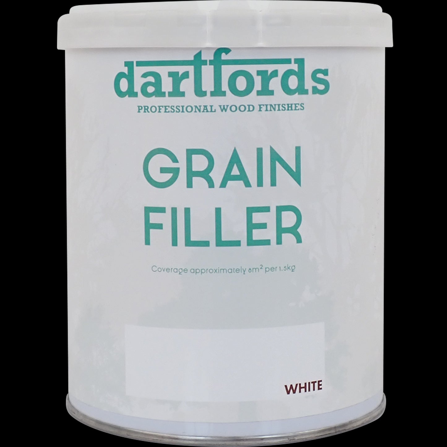 dartfords White Thixotropic Grain Filler 1.5Kg Tin