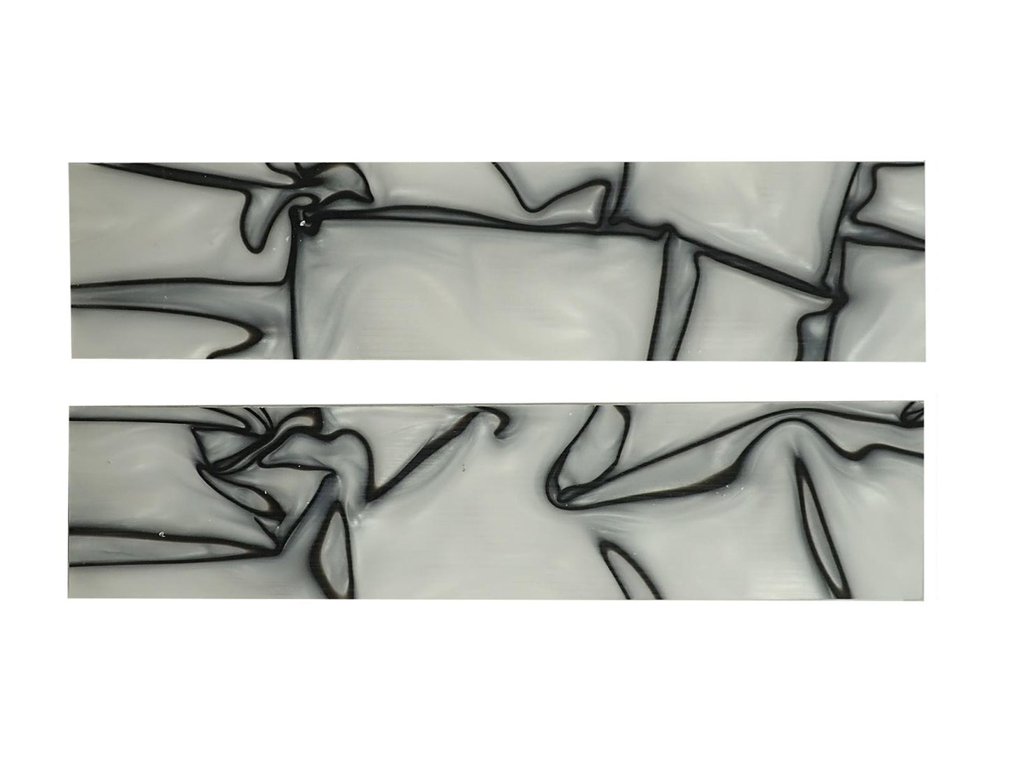 Turners' Mill Cracked Ice Abstract Kirinite Acrylic Knife Scales (Pair) - 152.4x38.1x6.35mm (6x1.5x0.25")